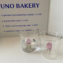 Axyaa 3D Pink Glass Rose Wine Glasses Set - Lovely Household Gift