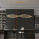 Axyaa Modern LED Pendant Light Chandelier for Living Room and Dining Room