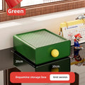 Axyaa Desk Organizer with Drawer - Stackable Desktop Storage Box for Home Office