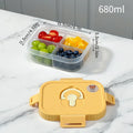 Axyaa Divided Bento Box: Portable, Leak Proof, Microwave Safe Lunch Container