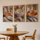 Axyaa Nutcracker Pastel Christmas Gallery Wall Art - Festive Winter Decoration