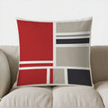 Axyaa Geometric Pattern Digital Print Pillow Cover for Home Decor