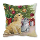 Axyaa Christmas Cat Dog 2023 Pillowcase Snowman Gift Set Decor