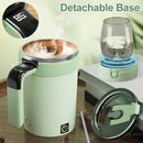 Axyaa Electric Self-Stirring Coffee Cup with Rechargeable Mixer Base