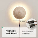 Axyaa Limestone Wall Lamp: Nordic Retro LED Lighting for Bedroom and Corridor