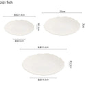Axyaa Ceramic Plate Set for Molecular Cuisine and Fine Dining