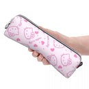 Axyaa Hello Kitty Pencil Case - Large Storage for School Supplies & Cosmetics