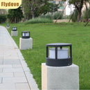 Axyaa 12W LED Outdoor Column Headlight IP65 Waterproof Garden Decoration Lamp