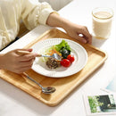Axyaa European Oak Wood Tray: Tea Cup & Snack Storage Tray