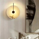 Axyaa Marble LED Wall Lamp Black Gold for Living Room Bedroom Restaurant Lighting