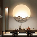 Axyaa Moon Led Wall Lamp - Modern Bedroom Decor - Iron Art Wall Light