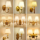 Axyaa Copper LED Color Wall Lamp for Bedroom Living Room TV Background Lighting