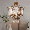 Axyaa Crystal Pendant Chandelier for Home Decor Lighting