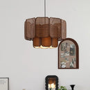 Axyaa Wabi Sabi Style Wicker Pendant Light for Homestay Tea Room Bar Counter