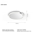 Axyaa Modern Ring LED Ceiling Chandelier for Bedroom Dining Room Study