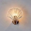 Axya Shell Glass LED Wall Lamp - Modern Nordic Bedroom Sconce Lighting