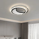 Axyaa Gold Acrylic Round Ceiling Light - Nordic Creative Bedroom Lamp
