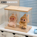 Axyaa Acrylic Doll Display Cabinet: Large Capacity Dustproof Organizer & Desktop Storage Solution