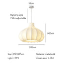 Axyaa Sabi Silk Suspension Light: Retro French Onion Style for Bedroom, Restaurant, Study