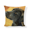 Axyaa Black White Dog Cushion Covers - Home Decor Pillow Cases