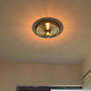 Axyaa Retro UFO Metal Wall Lamp for Living Room, Bedroom, and Balcony