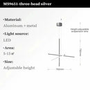 Axyaa Tube Chandeliers Light - Indoor Art Linear Pendant Lights for Home Decoration