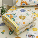 Axyaa Daisy Printed Cotton Air Conditioner Duvet, Easy Care for Summer