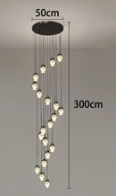 Axyaa LED Chandeliers Hanging Light Modern Pendant Lamps for Living and Dining Room