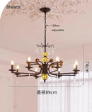Axyaa Bauhaus Chandelier Retro Minimalist Candle Light French Restaurant Bedroom Lighting