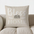 Axyaa House & Heart Decor Cushion Cover for Sofa Bedroom Car