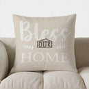 Axyaa House & Heart Decor Cushion Cover for Sofa Bedroom Car