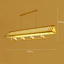 Axyaa Contemporary Pendant Light Chandelier LED Ceiling Lamp for Modern Dining Room