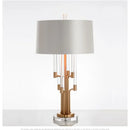 Axyaa Marble Table Lamp - Stylish LED Desk Light for Home Decor