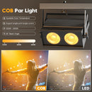 Axyaa 4PCS 100W COB LED Par Light for DJ Disco Concert Theater