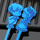 Axyaa Stainless Steel Cartoon Couple Coffee Spoon Set