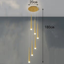 Axyaa Modern Pendant Light LED Chandelier for Indoor Dining Room Lighting