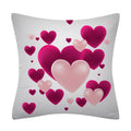 Axyaa Heart Print Cushion Covers Set - 45*45cm