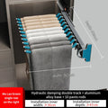 Axyaa Aluminum Alloy Pant Hangers: Adjustable, Multi-Functional, & Collapsible Clothes Rack