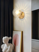 Axyaa Glass Ball LED Wall Lamp for Bedroom Study Living Room Corridor