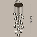 Axyaa LED Pendant Light for Modern Home Decor and Staircase Chandeliers