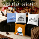 Christmas Digital-Printed Pillow Covers for Home Decor by Axyaa