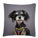 Axyaa Dog Art Print Polyester Cushion Cover for Home Sofa Car Decor
