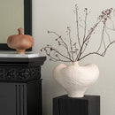 Geometric Abstract Ceramic Vase for Flower Arrangement by Axyaa