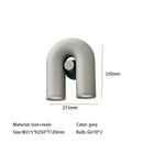 Axyaa U-shaped Tube Chandelier: Modern Scandinavian Pendant Light