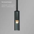 Axyaa Crystal Bedroom Chandelier - Elegant Pendant Light for Master Bedroom & Dining Room