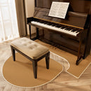 Axyaa Piano Insulation Mat Set Solid Color Irregular Creative Rug Easy Care Rugs