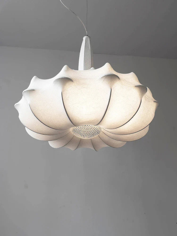 Axyaa Wabi-Sabi Silk Chandelier Villa Homestay Japanese Bedroom Living Room Pendant Lights E27