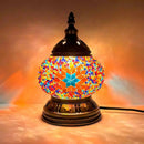 Turkish Mosaic Light Material Package Table Lamp - Axyaa Handmade Glass Gift