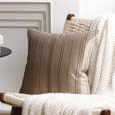 Axyaa Velvet Striped Cushion Cover | Stylish Home Decoration Pillow Cover