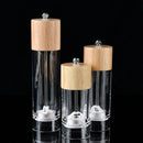 Axyaa Wooden & Acrylic Grinder: Multifunctional Manual Pepper Mill & Salt Crusher